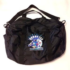 Vintage Kentucky Derby Duffel Bag Black 1994